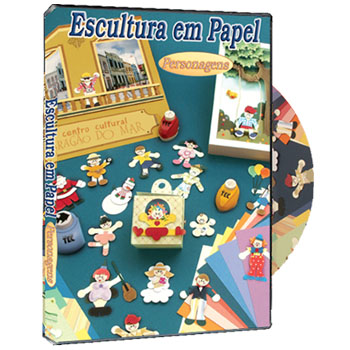 DVD ESCULTURA EM PAPEL - PERSONAGENS 